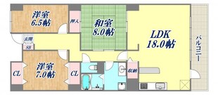 夙川リンデンハイムの物件間取画像